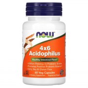 Заказать NOW Acidophilus 4x6 Billion 60 вег капс