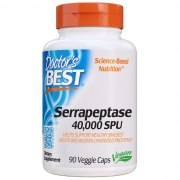 Заказать Doctor's Best Serrapeptase 40000 SPU 90 вег капс