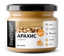 Заказать DopDrops паста Арахис Крем (С Экстрактом Монк Фрукта) 250 гр