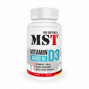 Заказать MST Nutrition D3 4000 IU 150 капс
