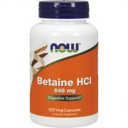 Заказать NOW Betaine 648 мг 120 вег капс N